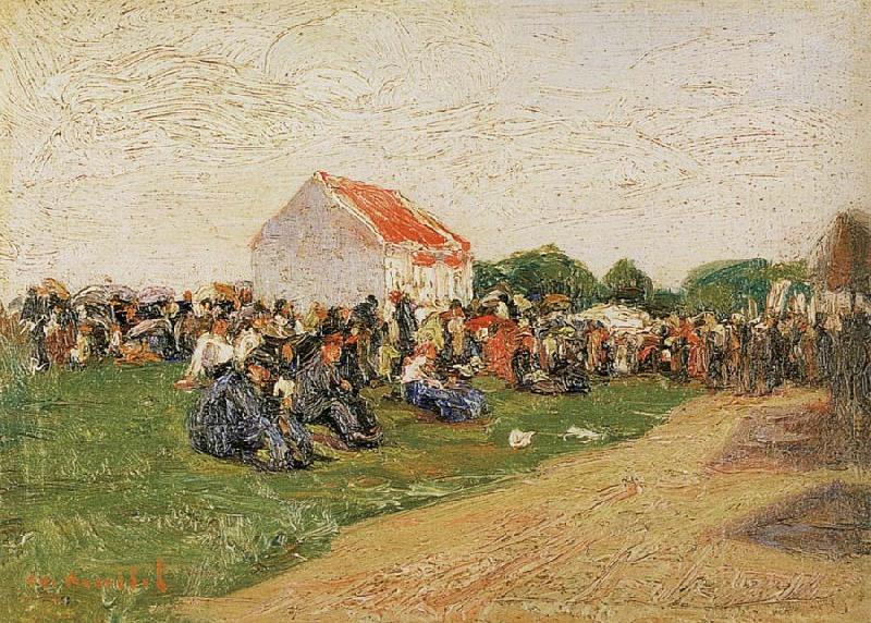 Roussel Charles La Procession de Saint-josse oil painting image